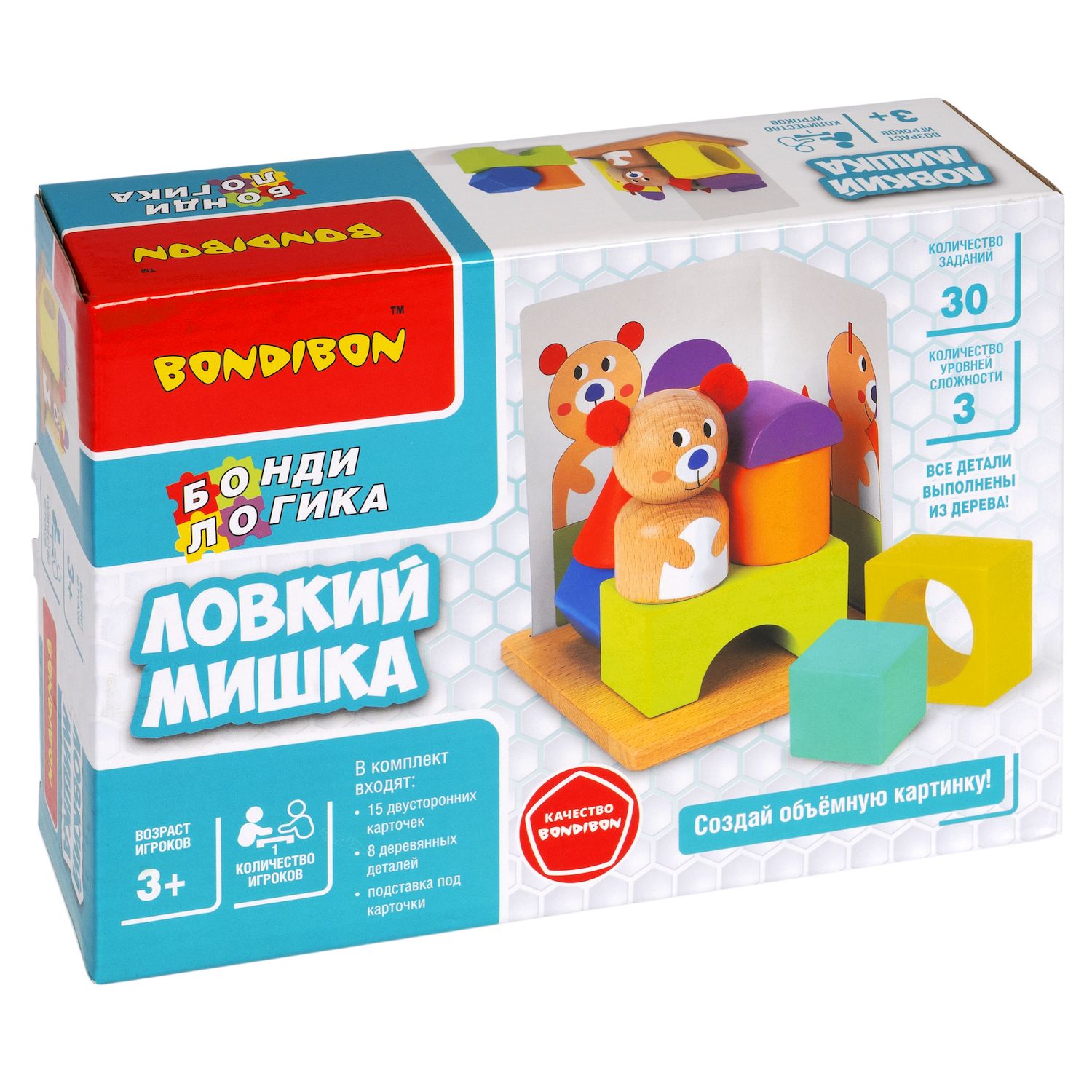 Настольная игра Bondibon логическая ЛОВКИЙ МИШКА - фото 3