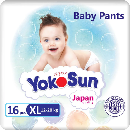 Подгузники-трусики YokoSun XL 12-20кг 16шт