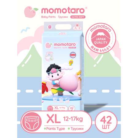 Подгузники-трусики MOMOTARO Детские 12-17 кг размер 5XL 42 шт