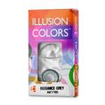 Контактные линзы ILLUSION colors elegance grey на 3 месяца -2.00/14/8.6 2 шт.
