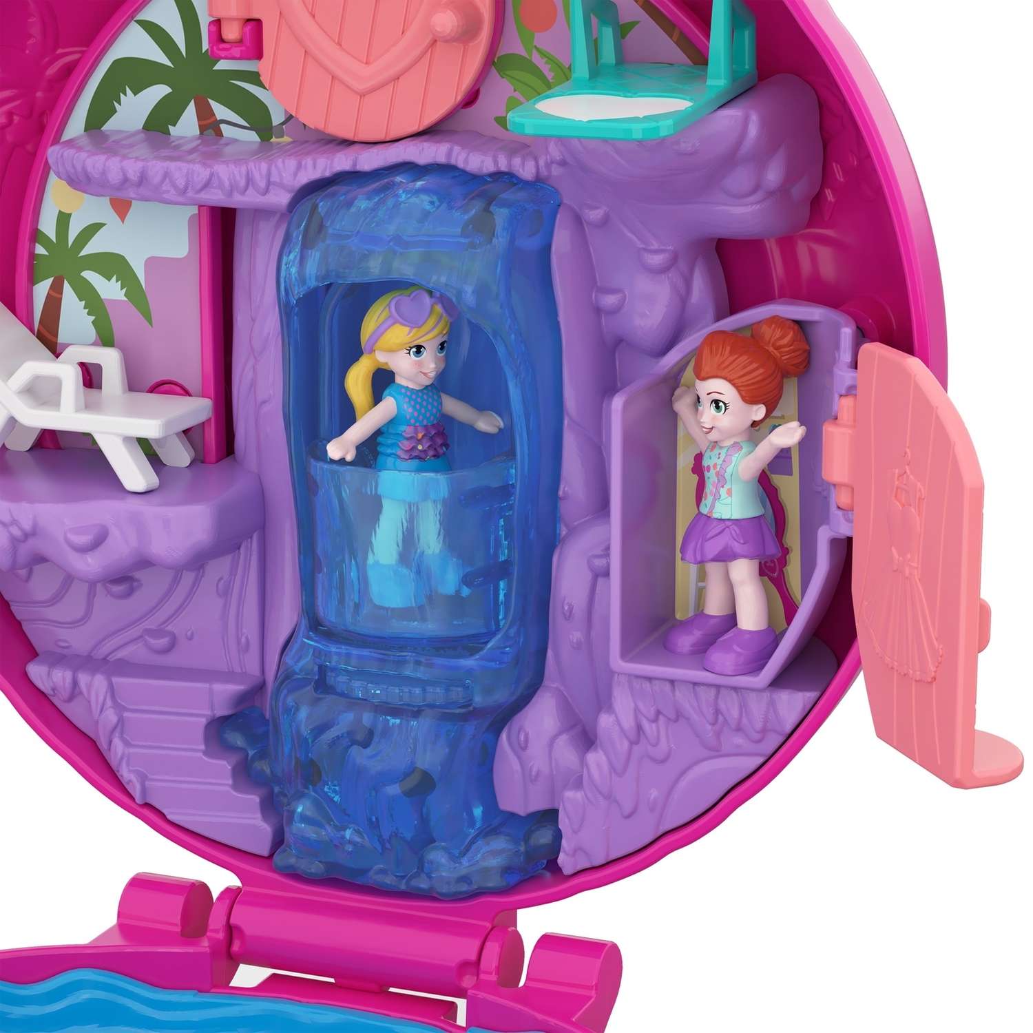 Набор игровой POLLY POCKET Аквапарк Фламинго компактный FRY38 FRY35 - фото 6