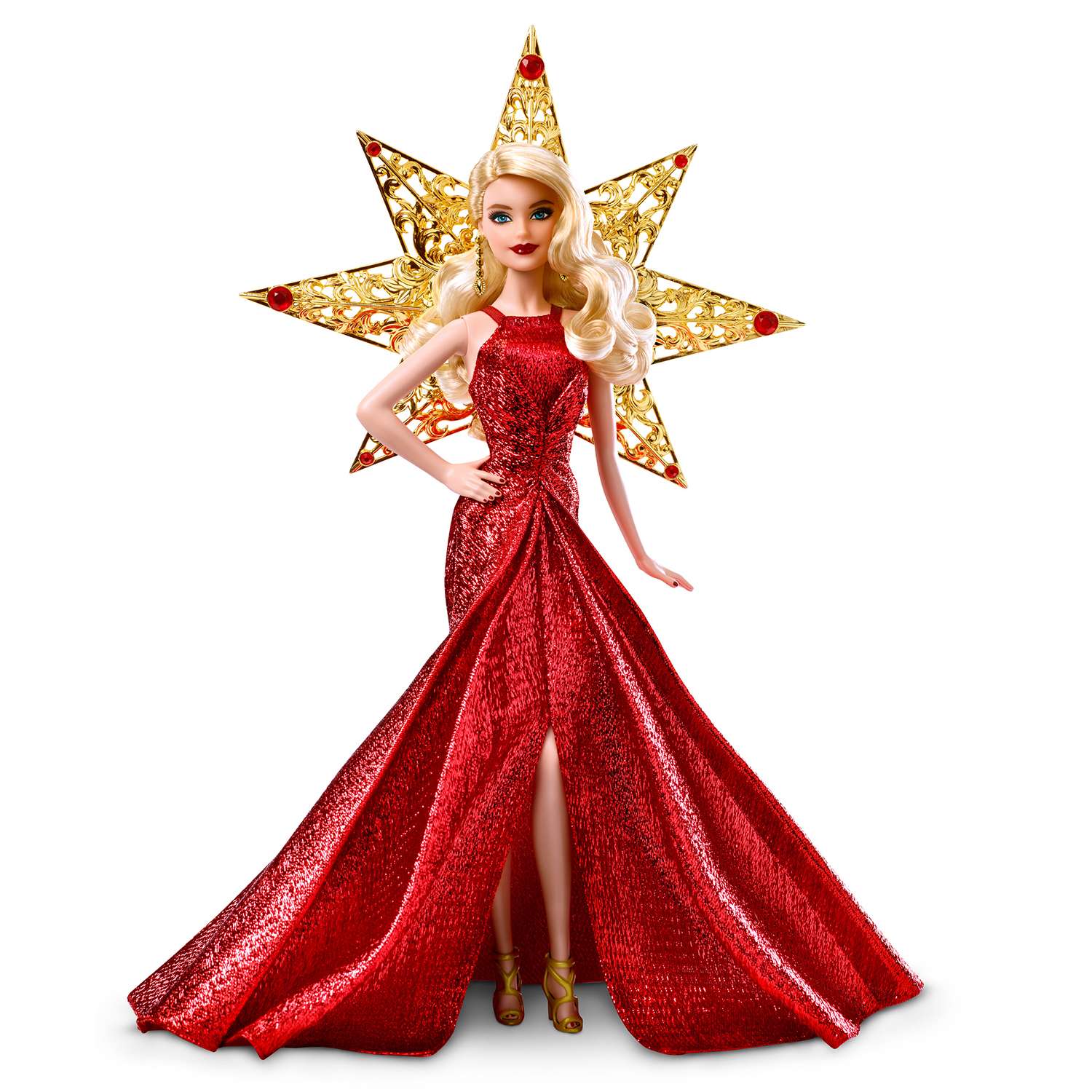 Кукла Barbie Праздничная в сверкающем платье DYX39 - фото 1