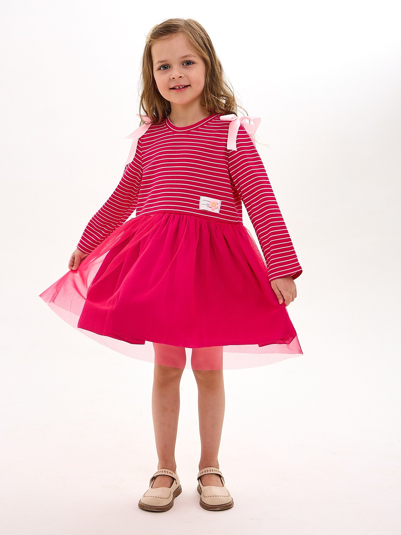 Платье Mil Art kids 1902201544DRESS-BANTPLECHO-RED - фото 2