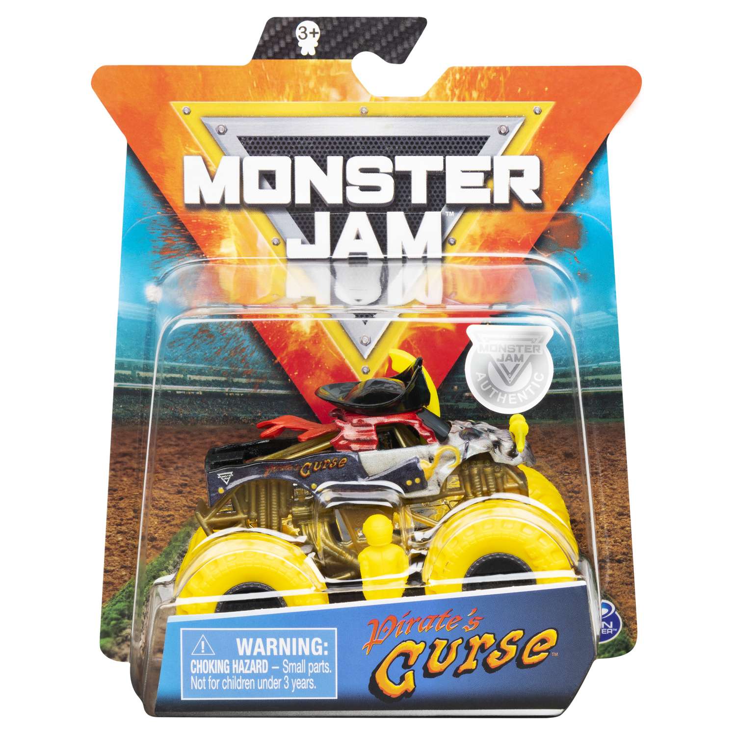 Машинка Monster Jam 1:64 Pirates Curse Neon 6044941/20116897 6044941 - фото 2