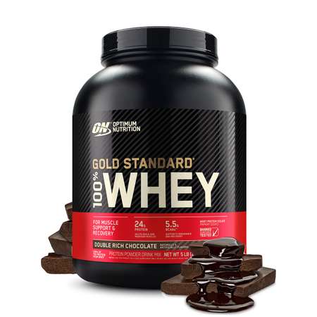 Протеин Optimum Nutrition Gold Standard 100% Whey 2270 гр Двойной насыщенный шоколад