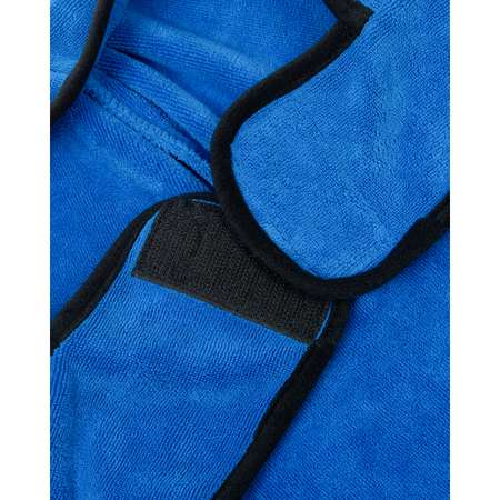 Полотенце-халат для собак Zoozavr 40см Синий