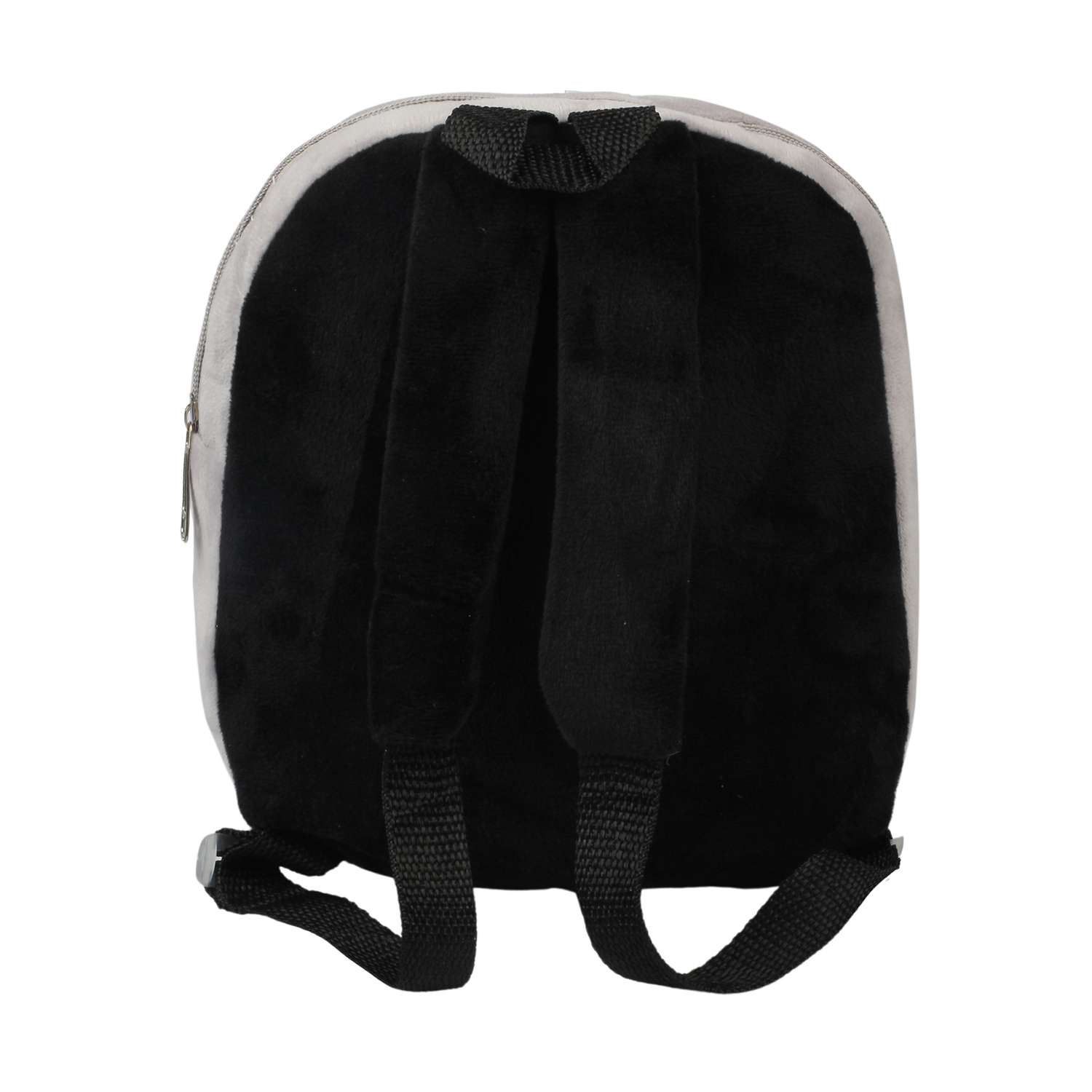 Рюкзак с игрушкой Little Mania серо-черный Мишка светло-коричневый - фото 3