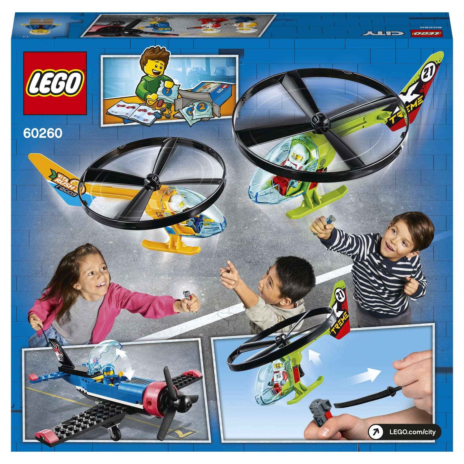 Конструктор LEGO City Воздушная гонка 60260 - фото 3