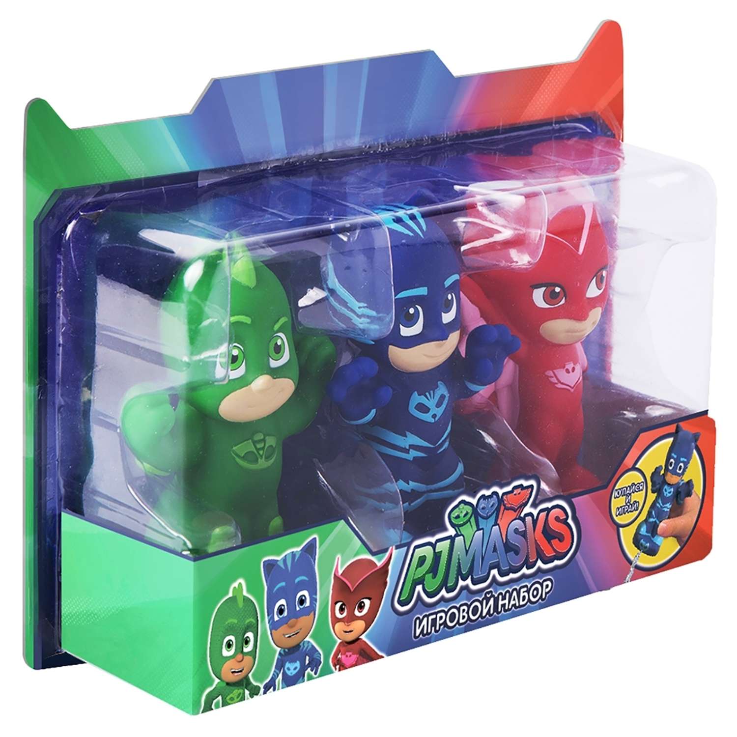 Игрушки для ванной PJ masks 3шт 32598 - фото 5