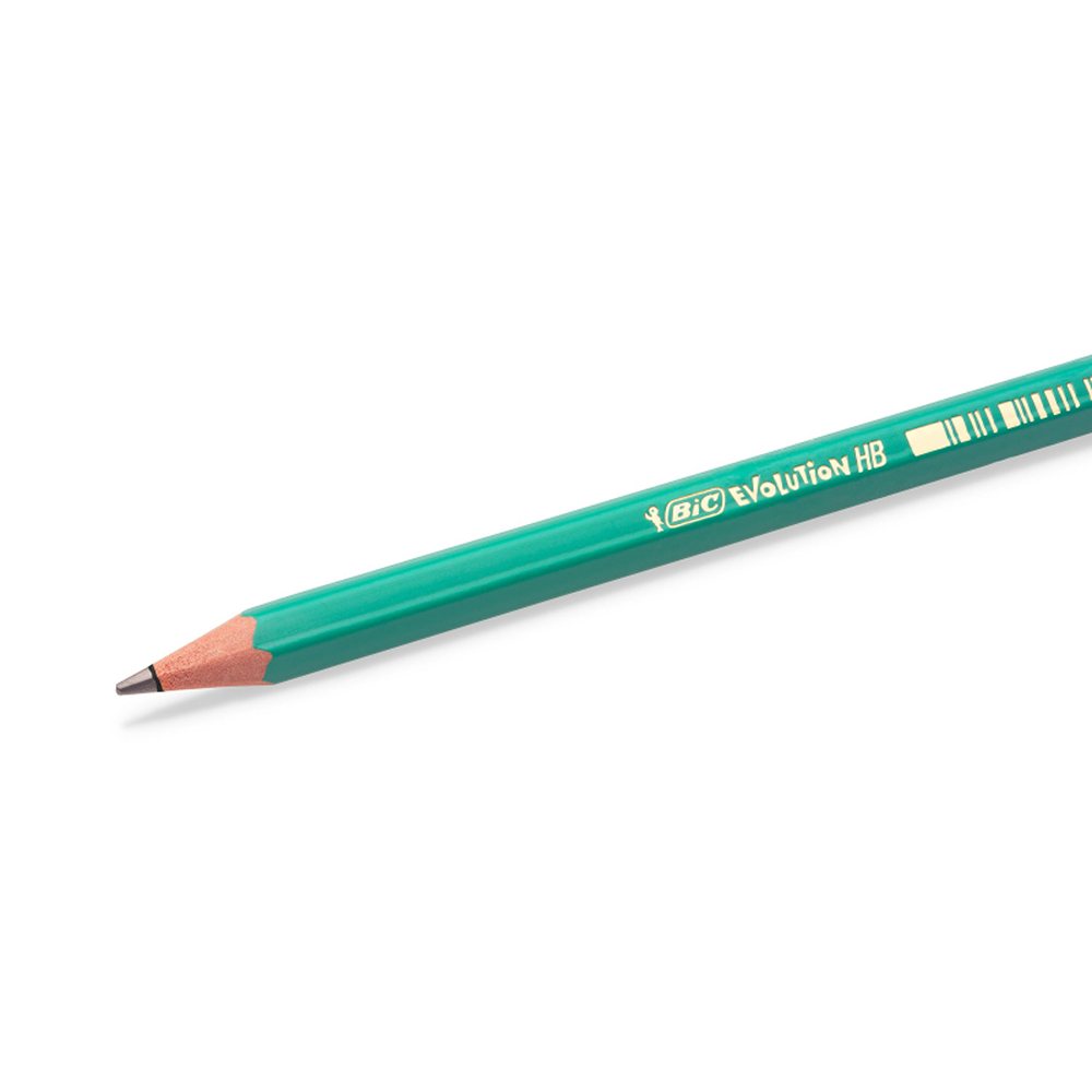 Карандаш чернографитный BIC HB пластиковый 10 штук - фото 2