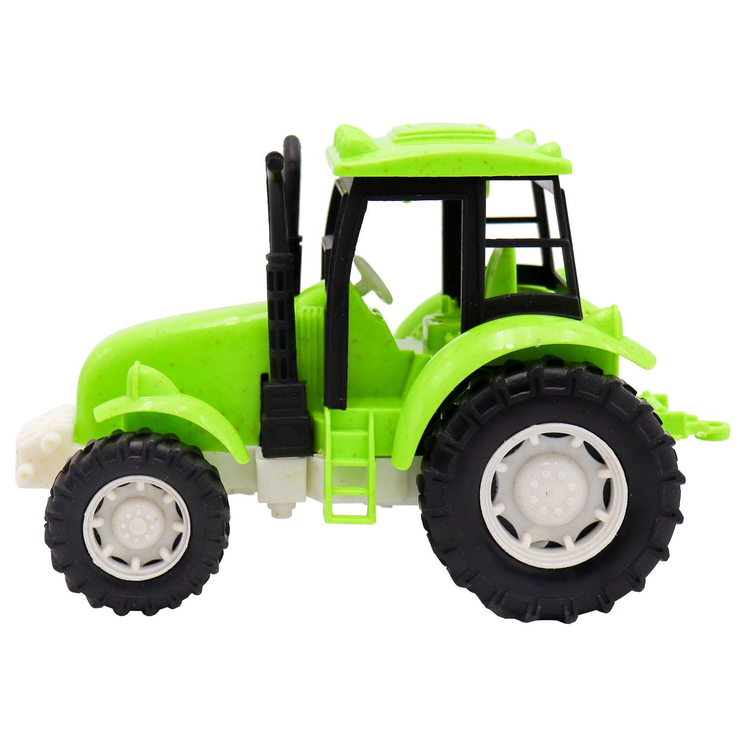 Игрушка Funky Toys Эко-Трактор с фрикц.механизмом 16 см Зеленый FT0416333-3 FT0416333-3 - фото 3