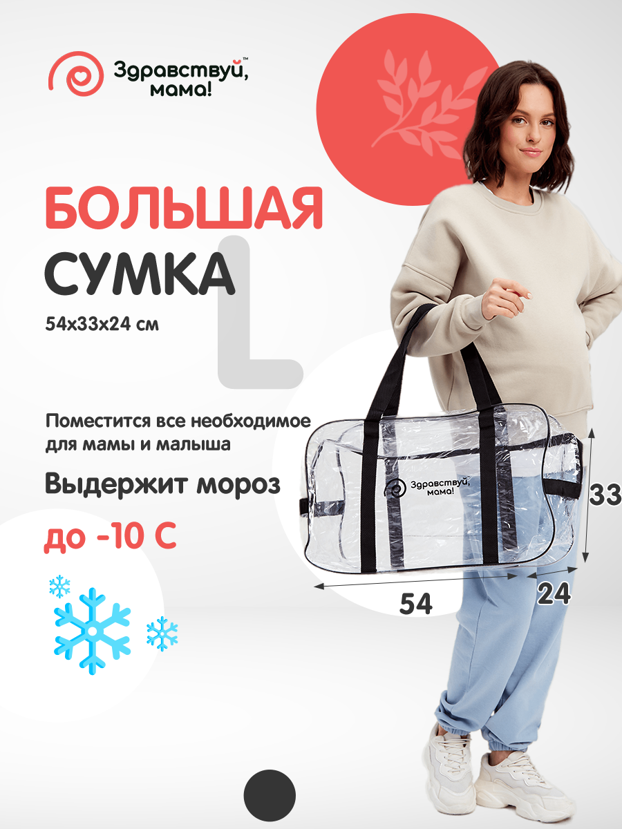 Сумка в роддом Здравствуй мама! Premium Quality 3 шт. купить по цене 749 ₽  в интернет-магазине Детский мир