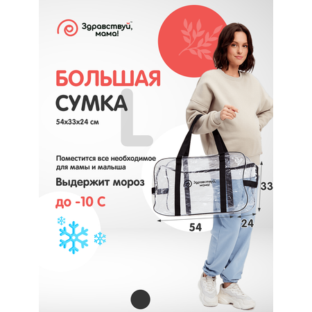 Сумка в роддом Здравствуй мама! Premium Quality 3 шт.