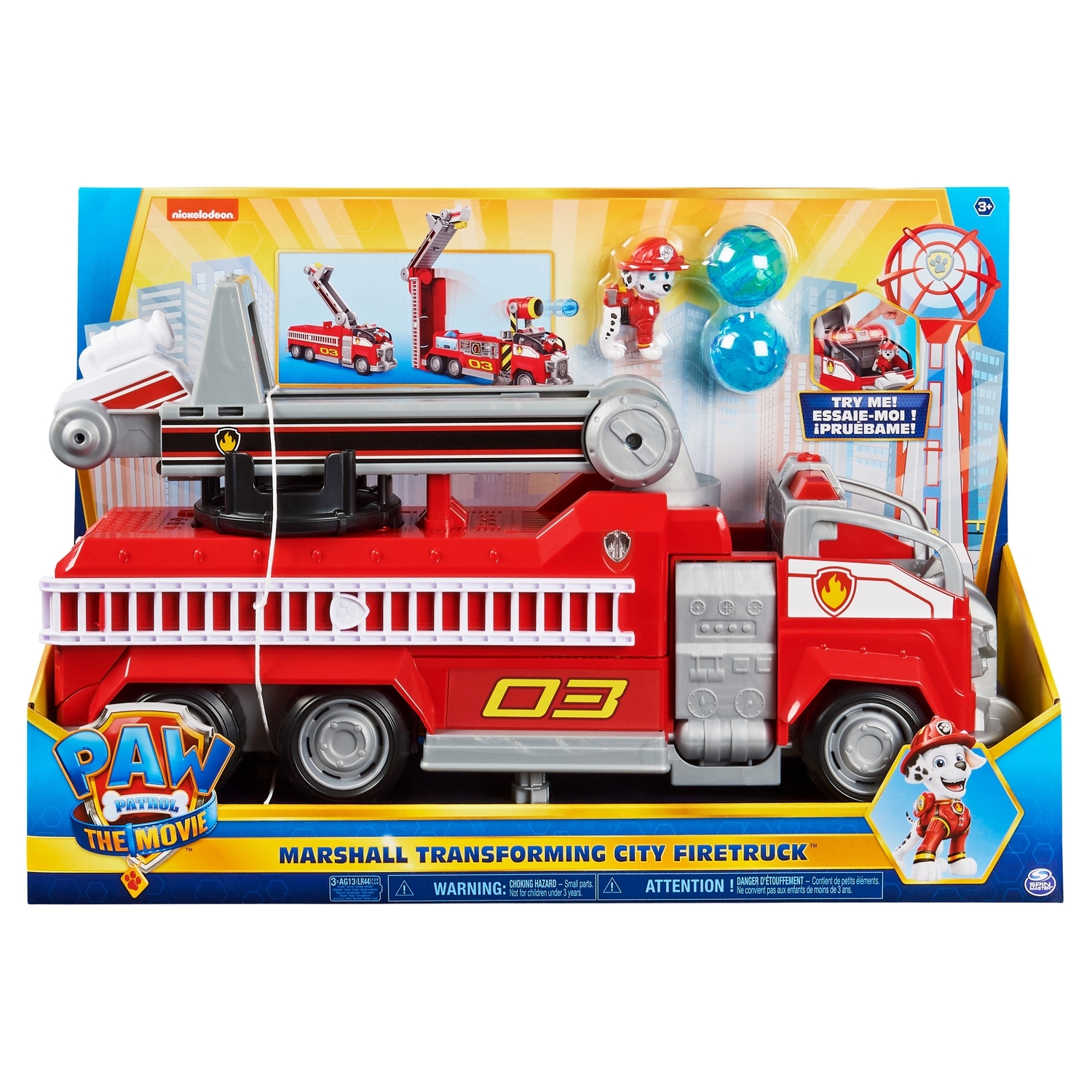 Машинка Paw Patrol Кино Маршал трансформирующаяся 6060444 купить по цене  1999 ₽ в интернет-магазине Детский мир