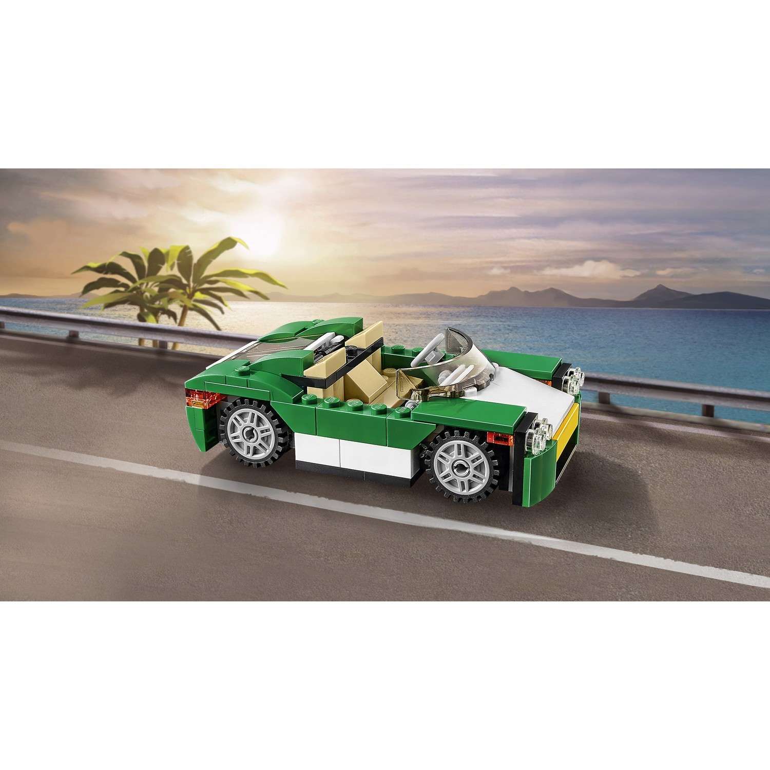 Конструктор LEGO Creator Зелёный кабриолет (31056) - фото 6