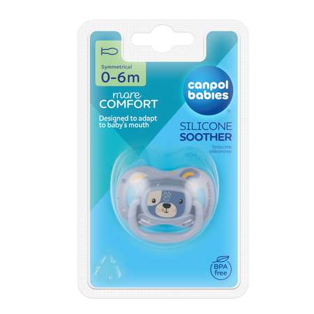 Пустышка Canpol Babies силикон от 0 мес. 1 шт.