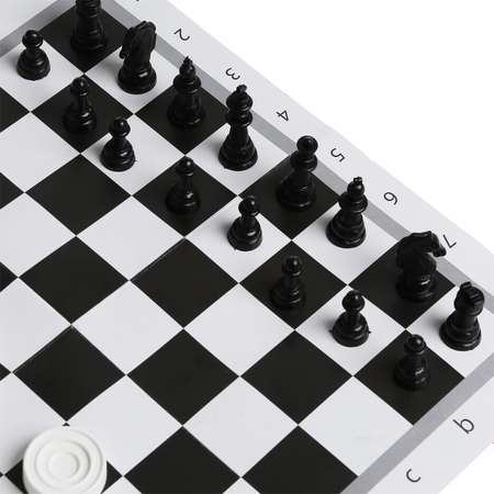 Настольная игра Умные Игры Шахматы и шашки 2в1 в пакете с хэдером малого формата 303605