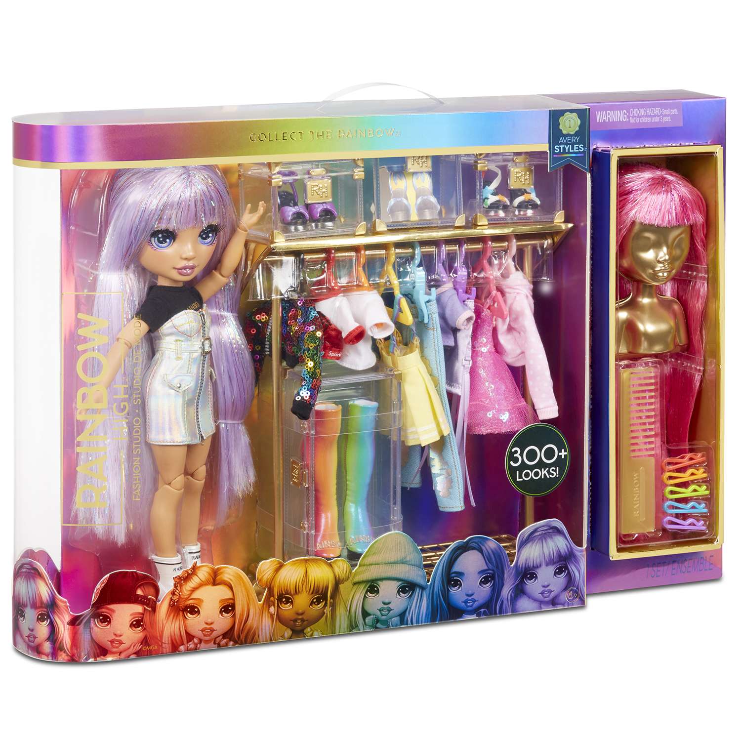 Набор игровой Rainbow High Студия модная радужная с куклой 571049E7C 571049E7C - фото 3
