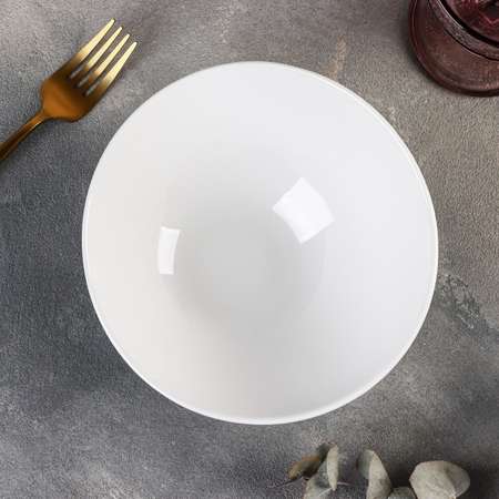 Салатник Sima-Land фарфоровый White Label 400 мл 17 5×8 см цвет белый
