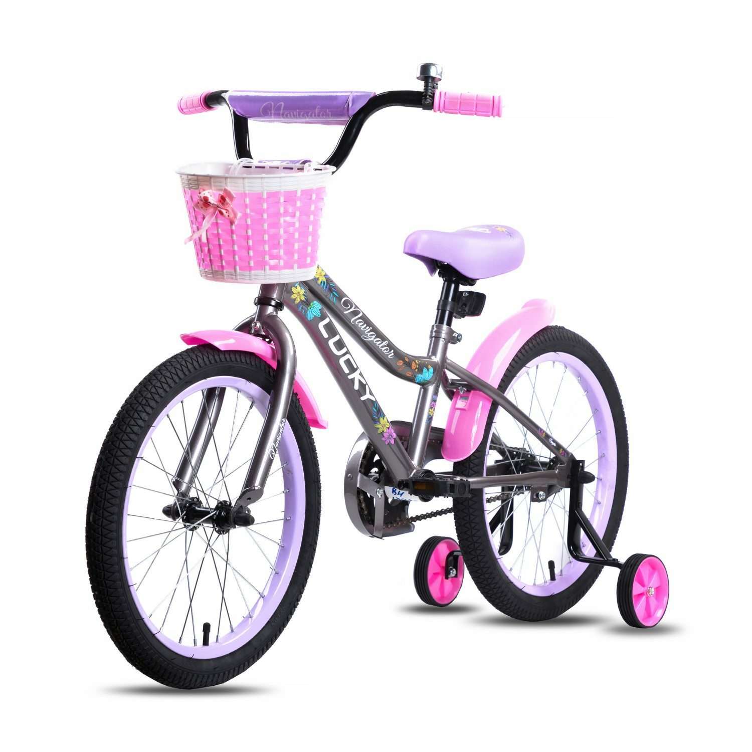 Велосипед 18 розовый. Детский велосипед Navigator Lucky. Детский велосипед, Navigator Lucky, колеса 18". Велосипед детский Navigator 18. Navigator Lucky (вн18110)\.