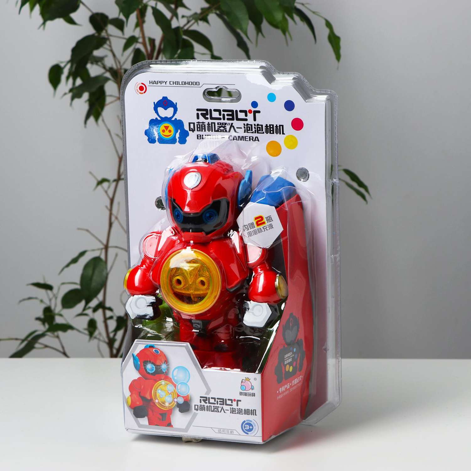 Генератор Sima-Land Мыльных пузырей Робот красный - фото 2