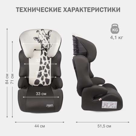 Автокресло SIGER 2/3 (15-36 кг)