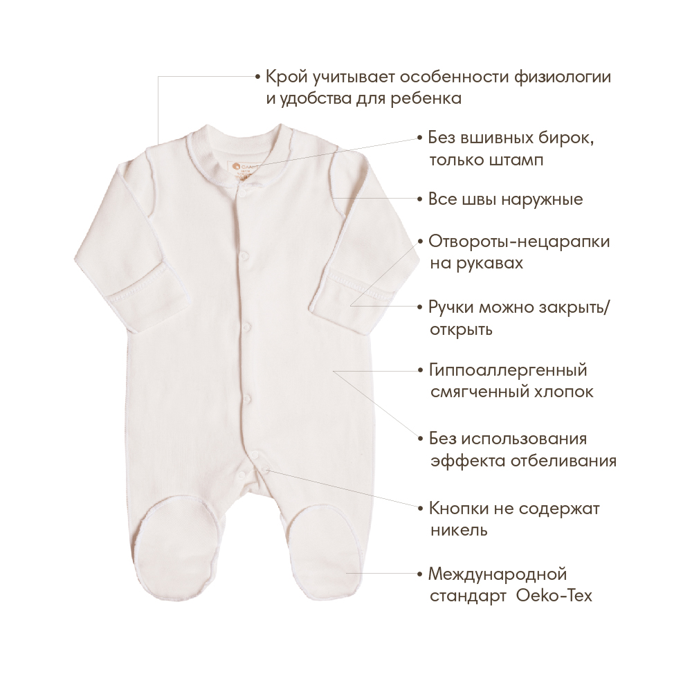 Комбинезон OLANT BABY 180-5-3(62 CM) - фото 2