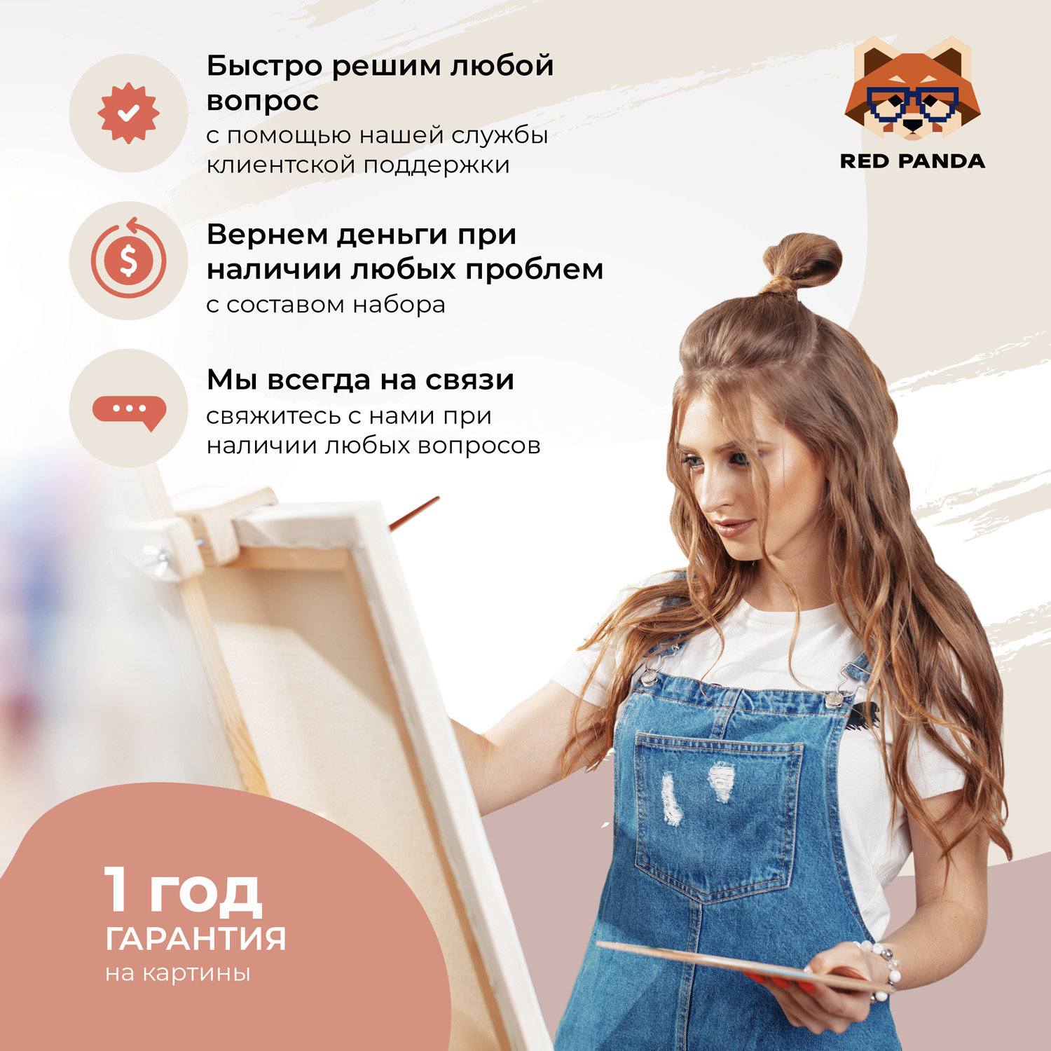 Картина по номерам Red Panda Атака Титанов - Глаза - фото 5