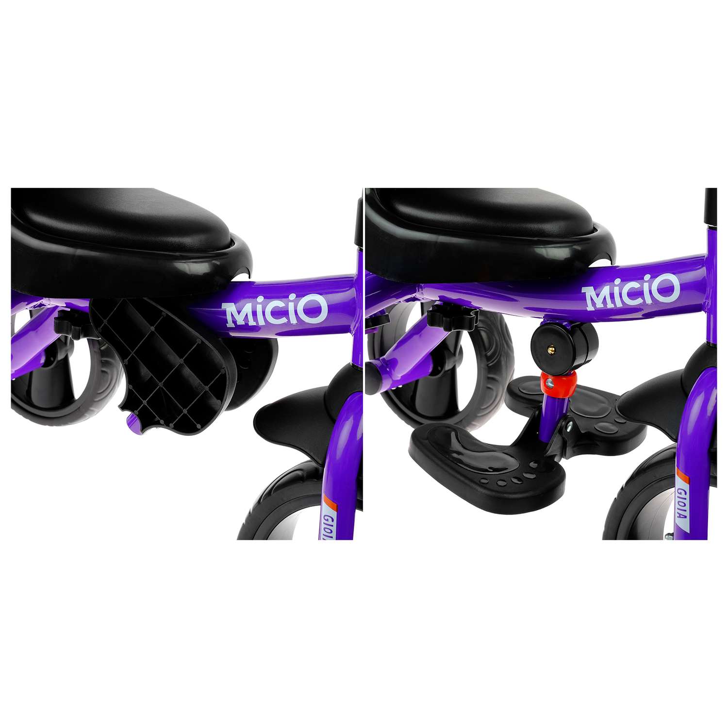 Велосипед Micio трехколесный Gioia цвет фиолетовый - фото 4