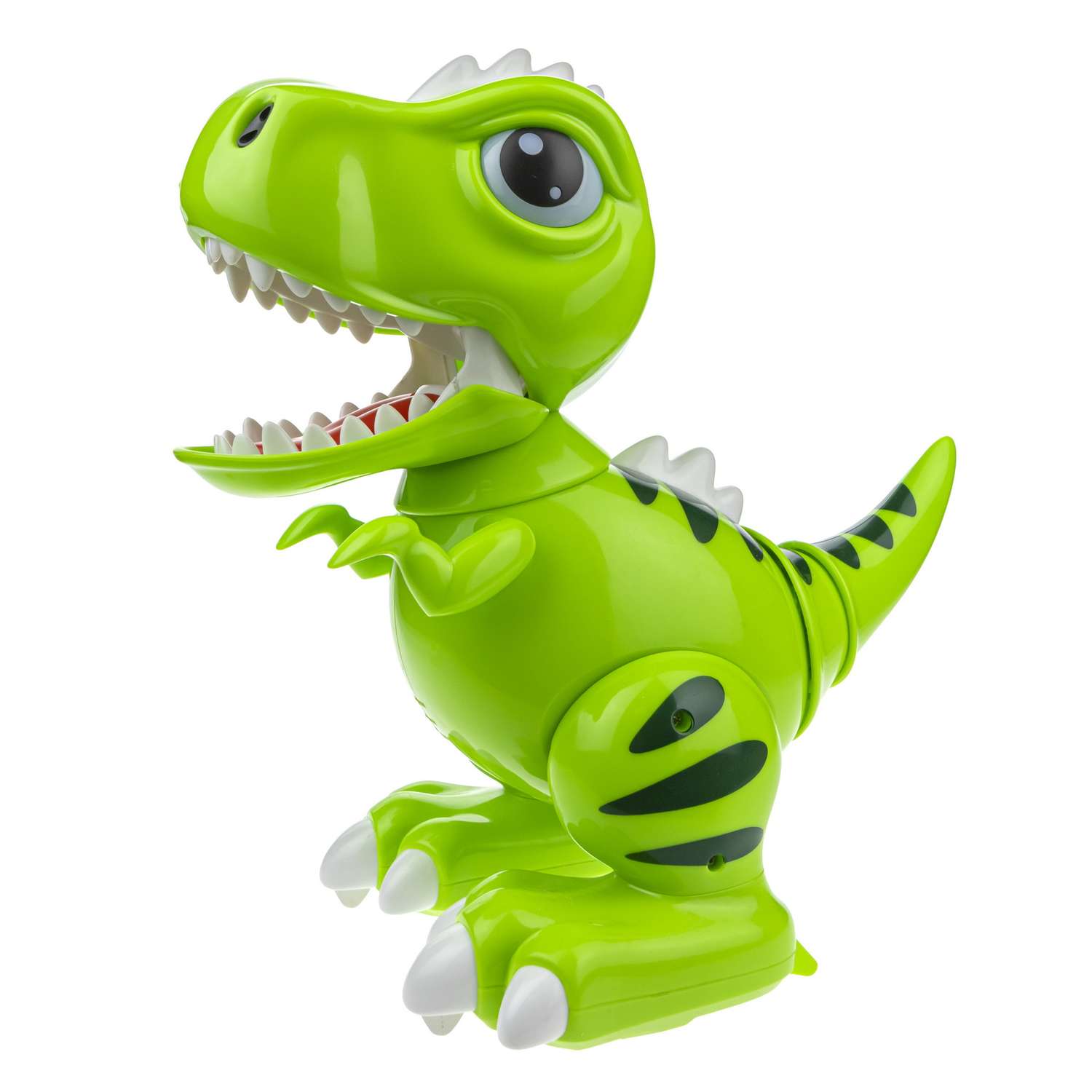 Интерактивная игрушка Robo Pets Динозавр Т-РЕКС зеленый на РУ со световыми звуковыми и эффектами движения - фото 4