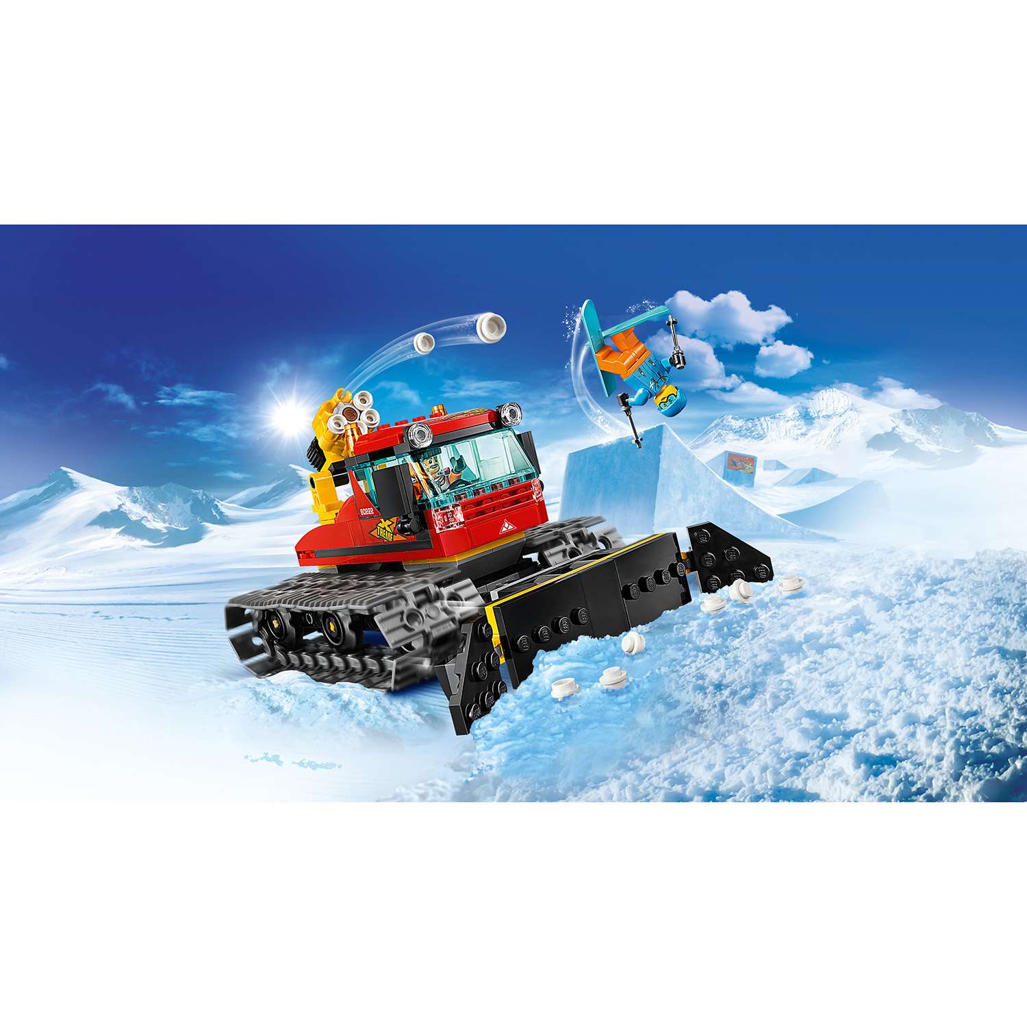 Конструктор LEGO City Great Vehicles Снегоуборочная машина 60222 - фото 7