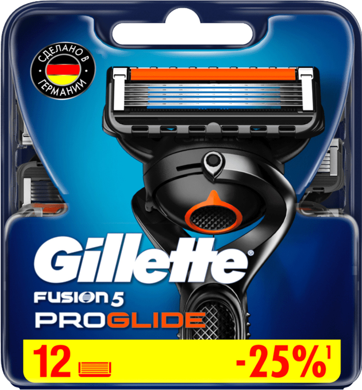Сменные кассеты GILLETTE Fusion Proglide-12 - фото 1