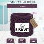 Трикотажная пряжа BISKVIT Слива