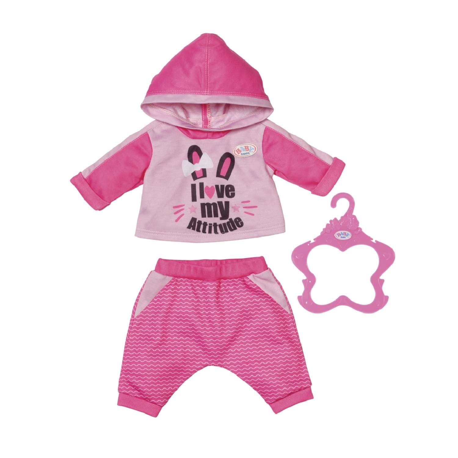 Игрушка Zapf Creation Спортивный костюмчик розовый на куклу 43 см 830-109P - фото 1