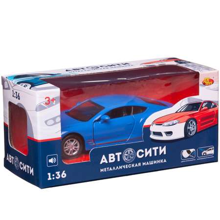 Автомобиль Abtoys АвтоСити 1:36 синий