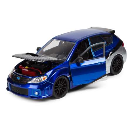 Машинка Fast and Furious Jada 1:24 2012 Subaru Impreza Wrx Sti Синяя 99514