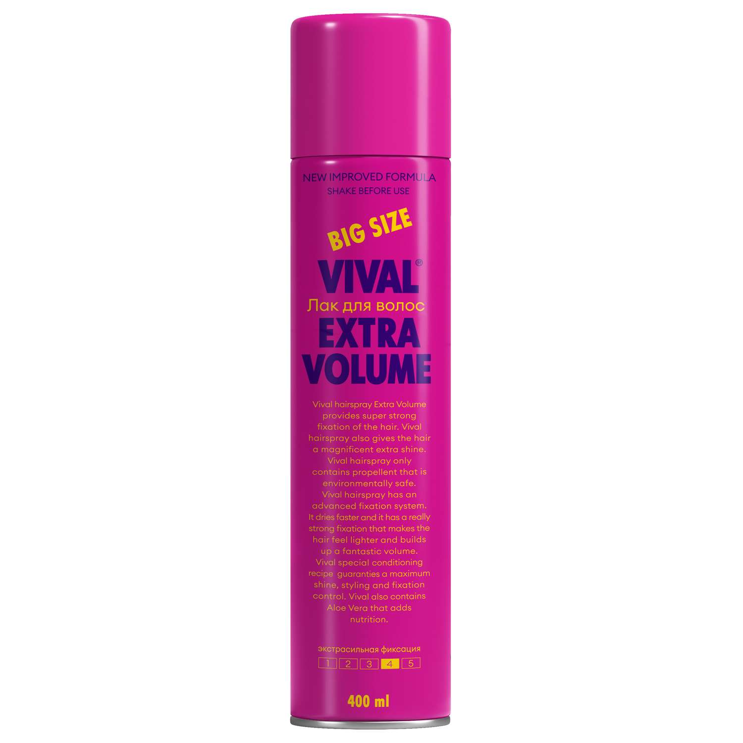 Лак для волос VIVAL Extra Volume 400 мл - фото 1