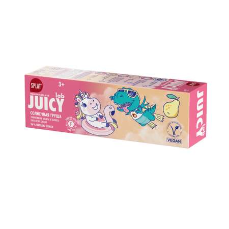 Зубная паста Splat Juicy lab детская Груша со фтором 45г