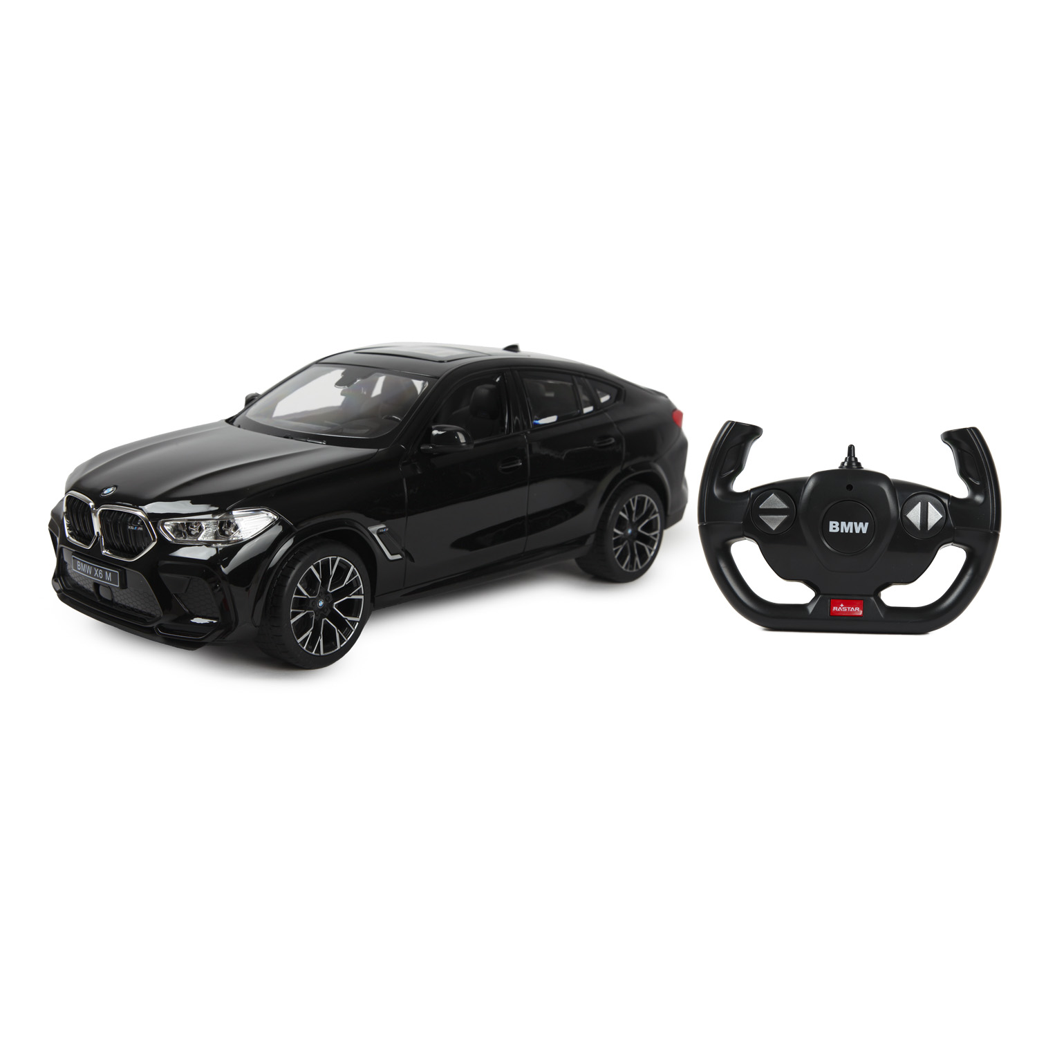 Машина Р/У Rastar 1:14 BMW X6 M Черная 99200 - фото 1