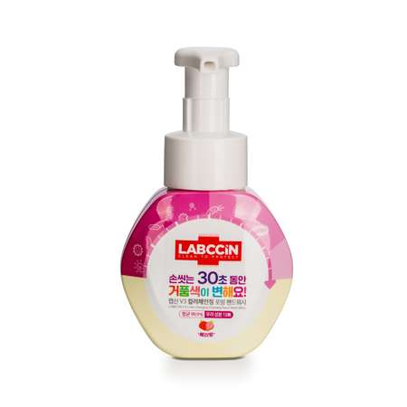 Пенка для мытья рук Labccin антибактериальная изменяет цвет 250 мл