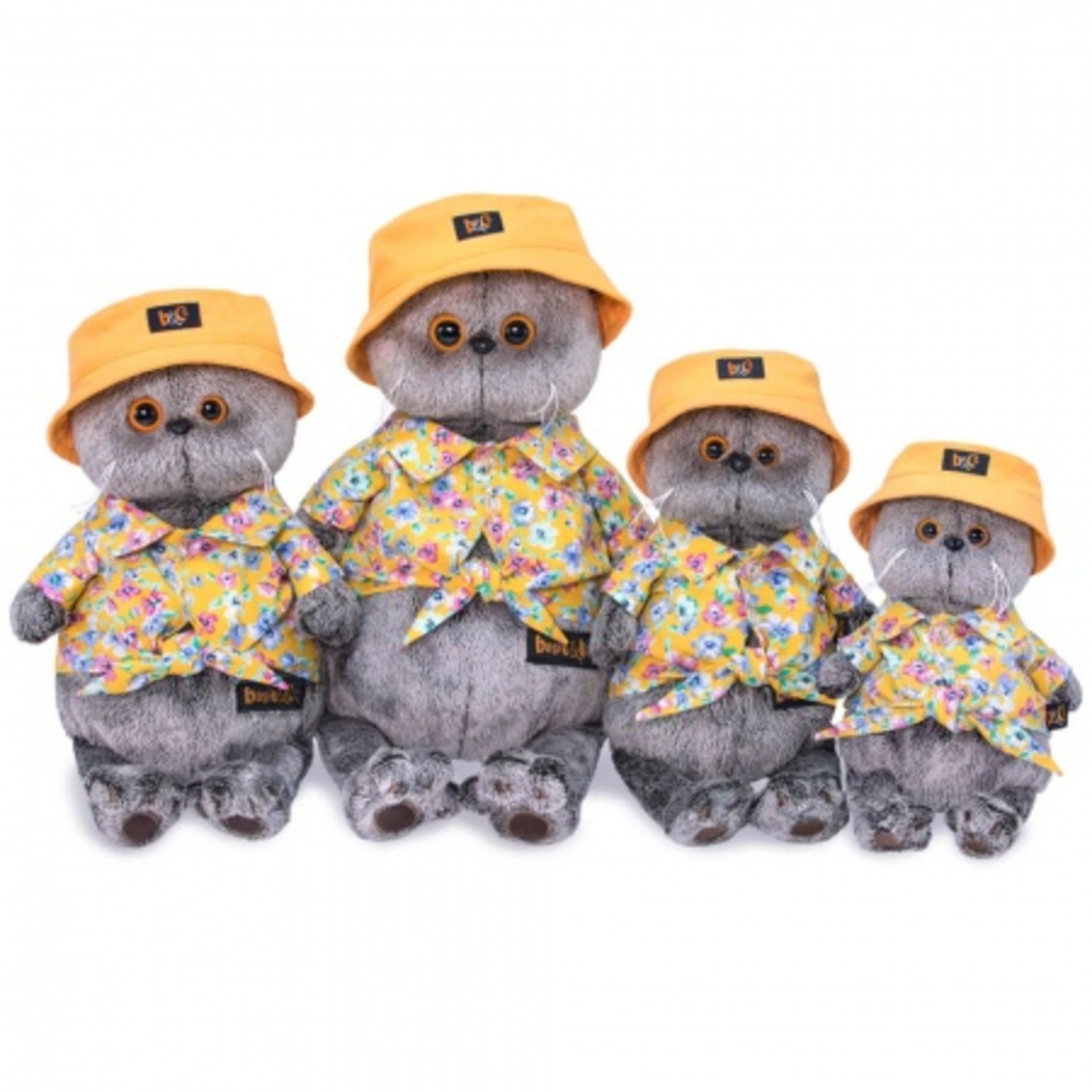 Мягкая игрушка BUDI BASA Кот Басик в панаме 19 см BB007 - фото 4