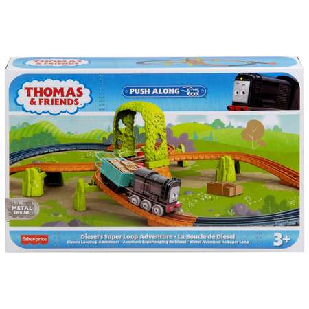 Набор игровой Thomas & Friends Трассы Железная дорога Приключения Дизеля в супер петле HGY85
