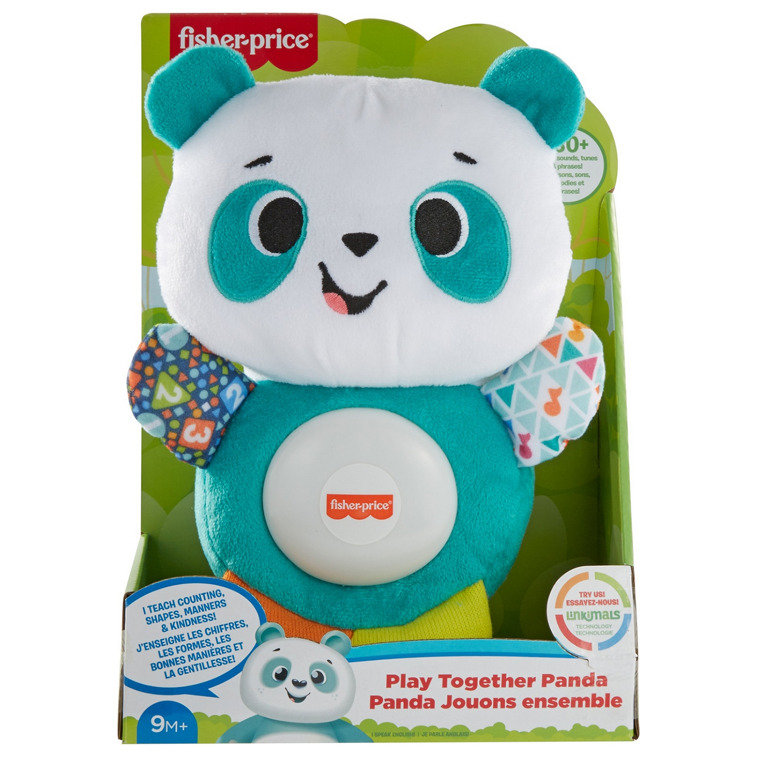 Игрушка Fisher Price Linkimals Панда обучающая для малышей развивающая  GRG71 купить по цене 1799 ₽ в интернет-магазине Детский мир