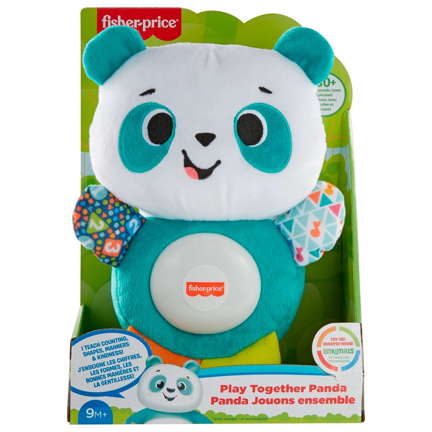 Игрушка Fisher Price Linkimals Панда обучающая для малышей развивающая GRG71 - фото 2