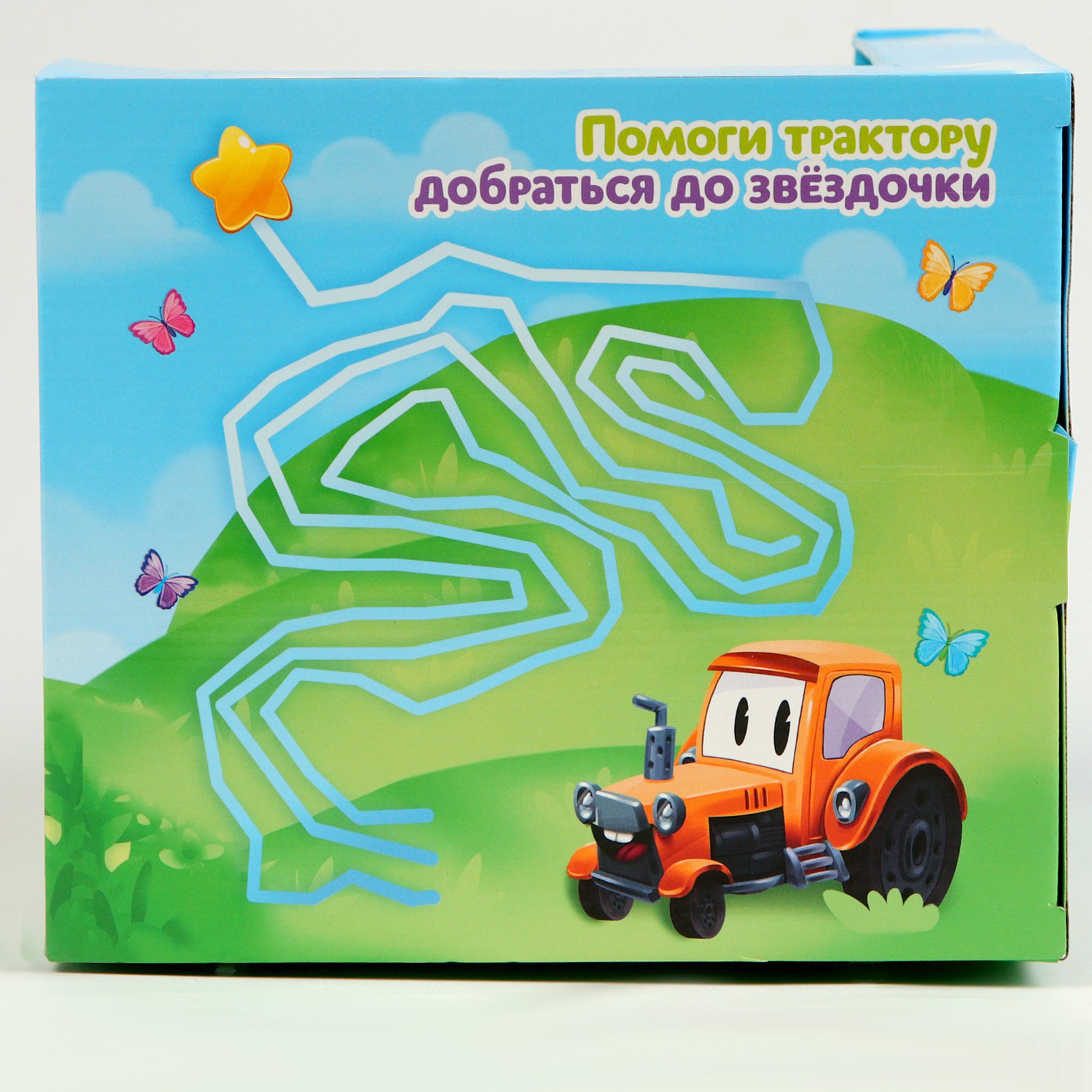 Мягкая игрушка Milo Toys «Трактор» цвет голубой - фото 9