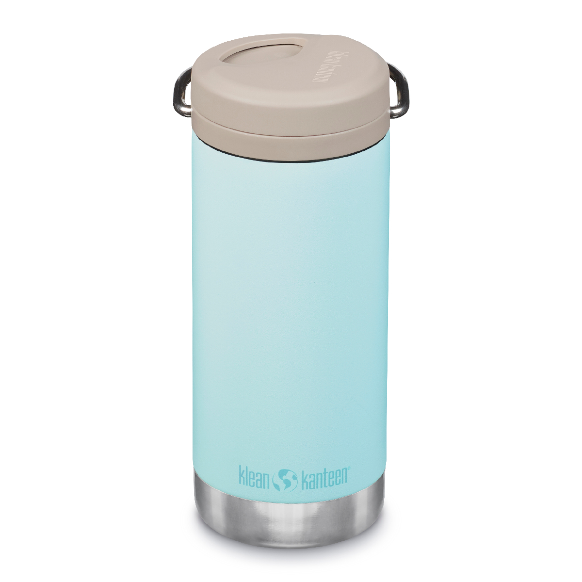 Термокружка Klean Kanteen TKWide Twist Cap 12oz 355 мл Blue Tint - фото 2