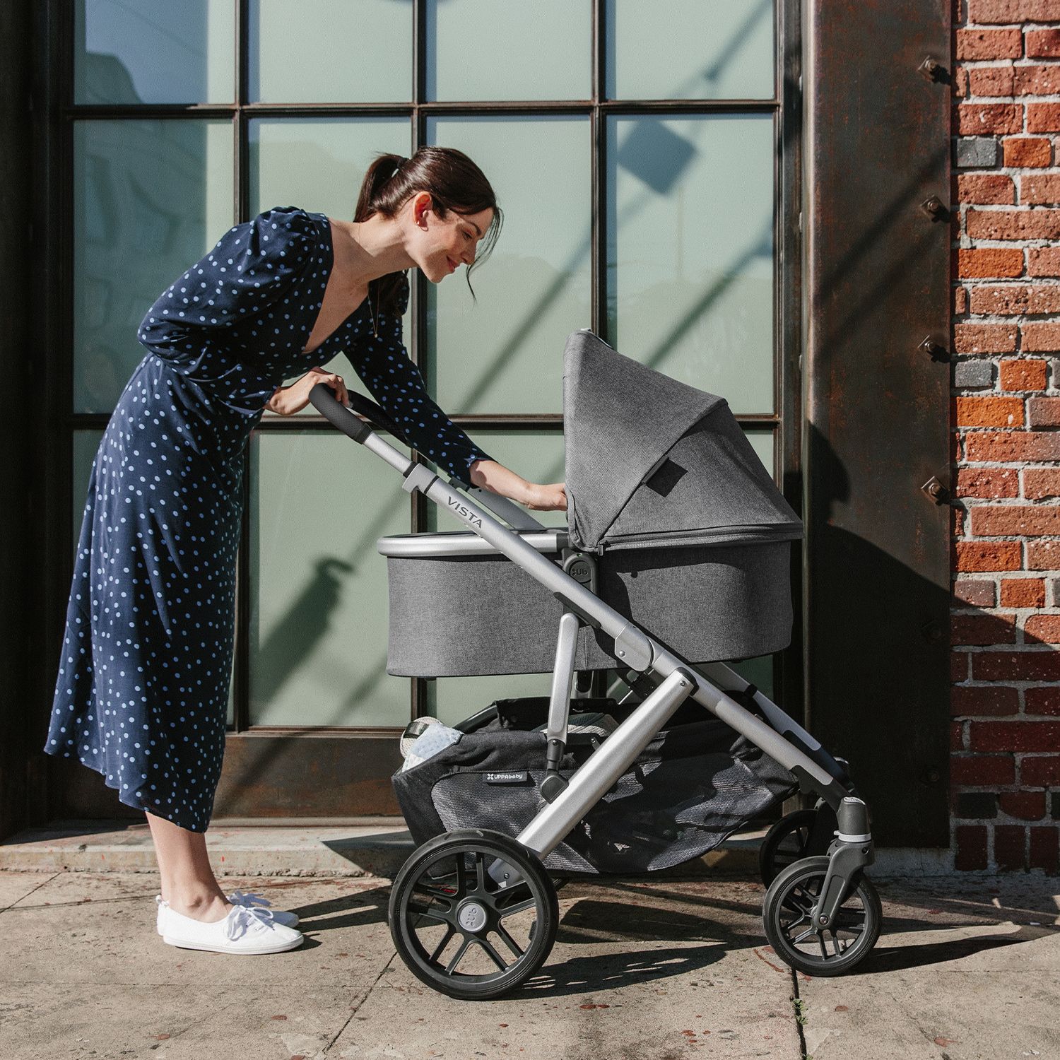 Коляска 2в1 UPPAbaby Vista V2 Jordan Графитовый меланж - фото 13