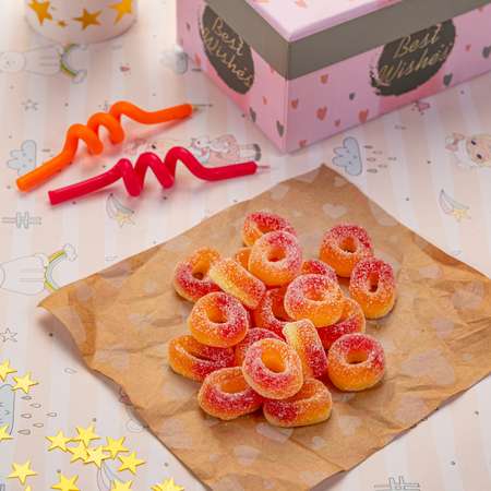 Мармелад жевательный Bebeto Peach rings 70г