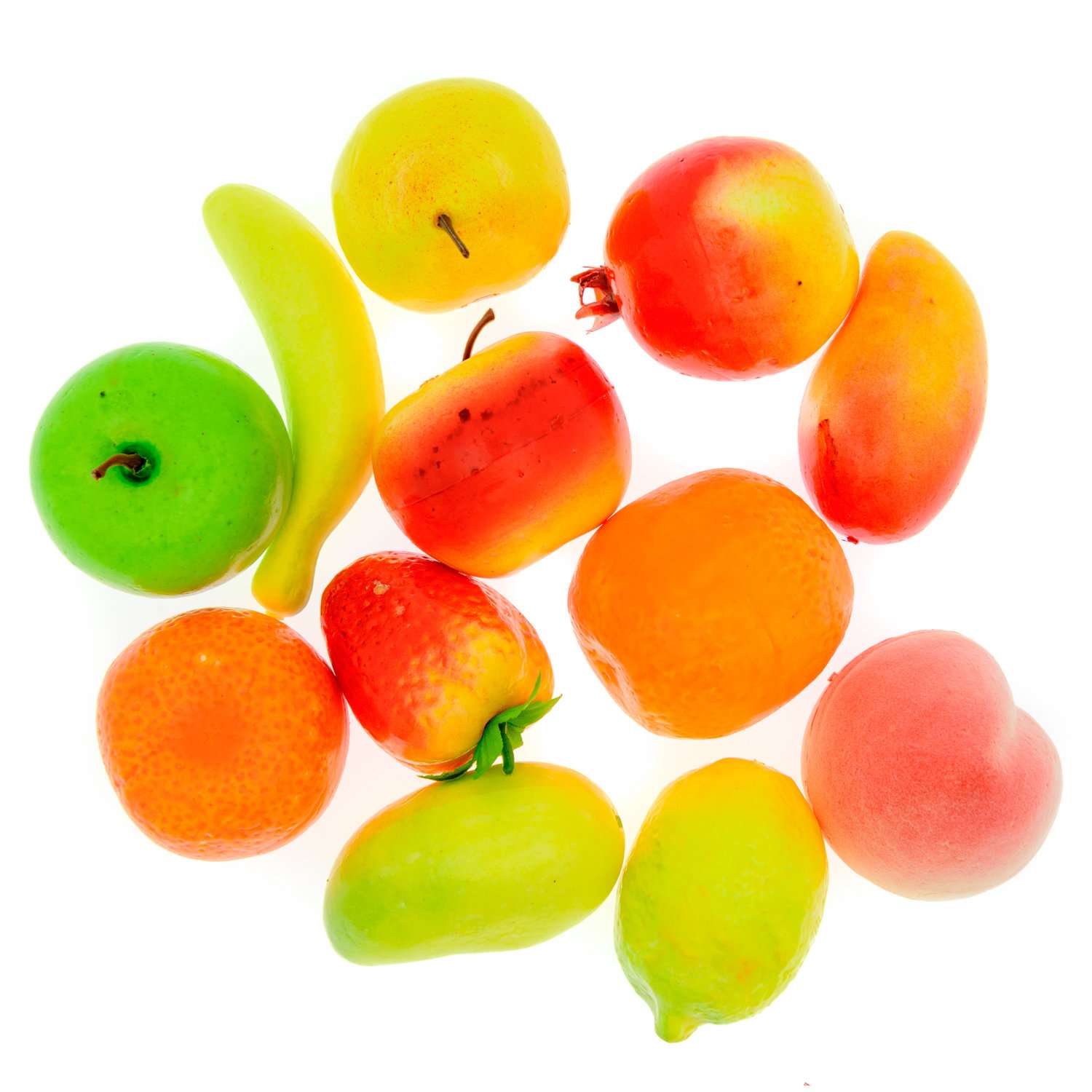 Счетный материал Анданте фрукты большие ассорти 12 элементов - фото 1