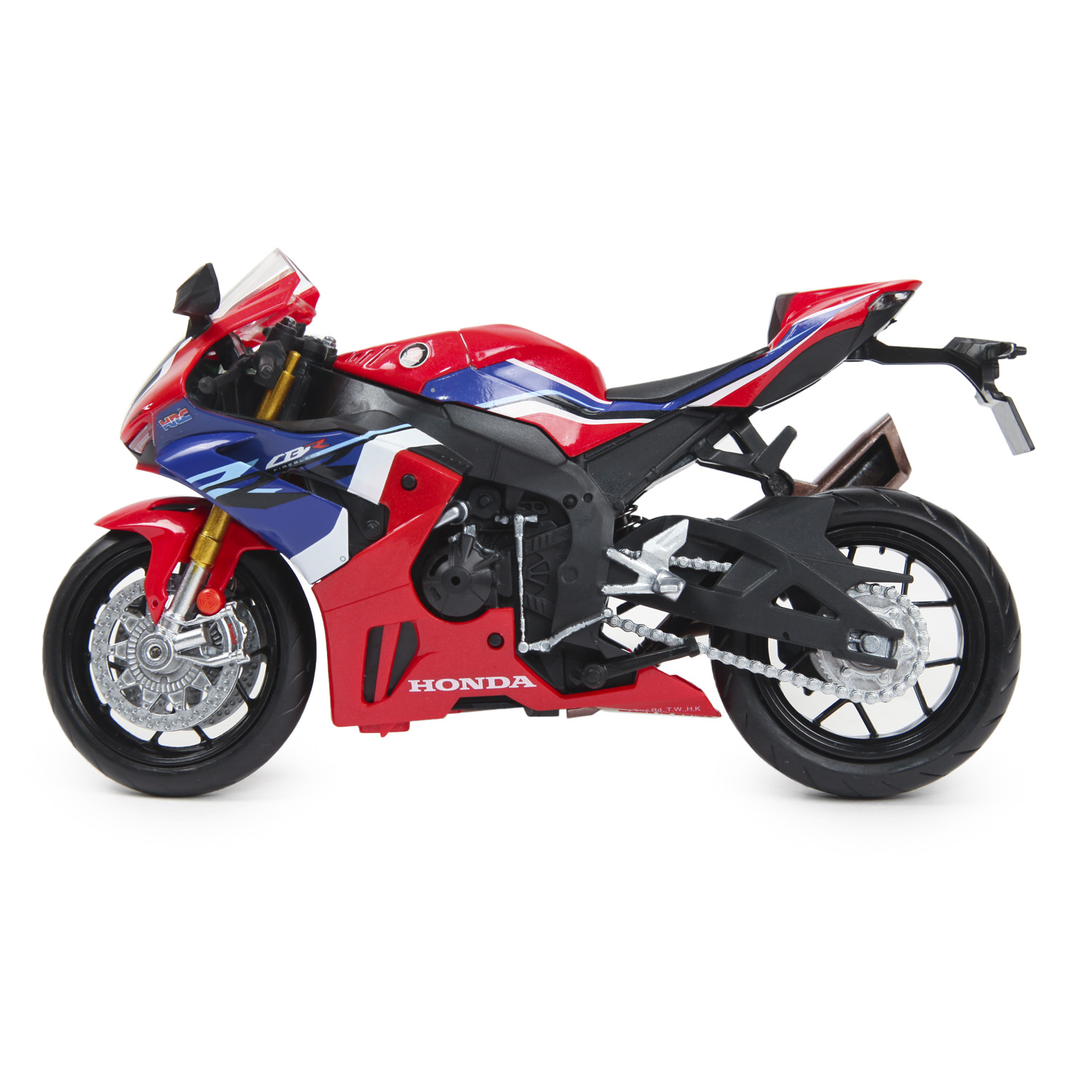 Мотоцикл Mobicaro Honda Fireblade 1:12 без механизмов красный 644102(E) - фото 4